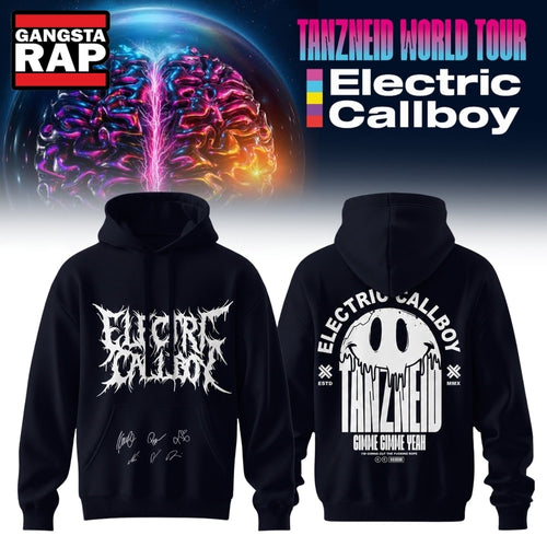 Electric Callboy Tanzneid World Tour 2026 Signature Black Hoodie