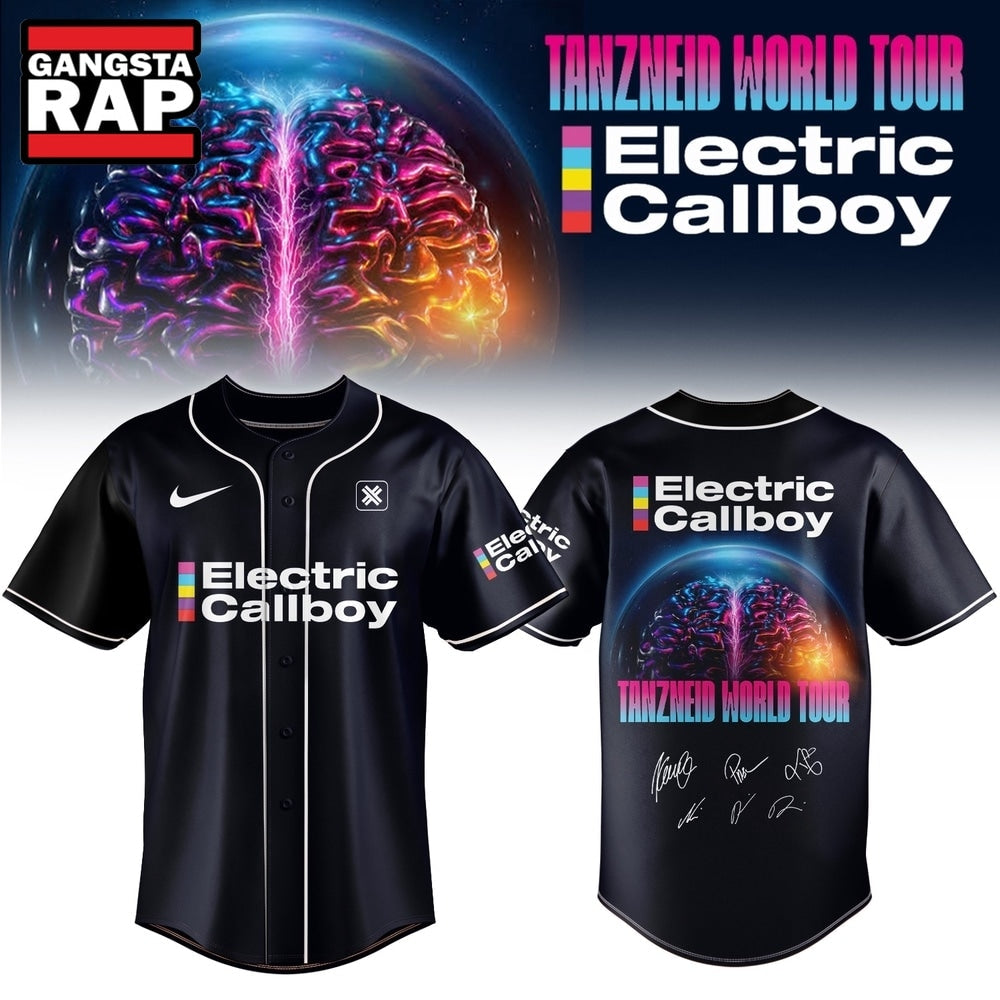 Electric Callboy Tanzneid World Tour 2026 Signed Baseball Jersey