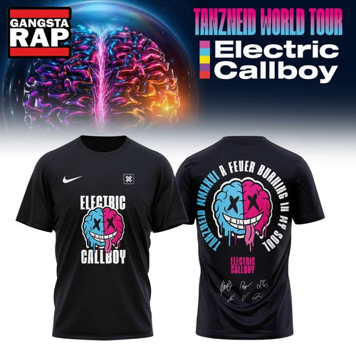 Electric Callboy Tanzneid World Tour 2026 Signed Limited Edition 3D Shirt