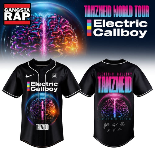 Electric Callboy Tanzneid World Tour 2026 Signed Limited Edition Baseball Jersey