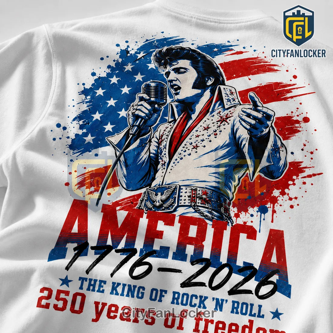 Elvis Presley American Freedom 1776-2026 T-Shirt