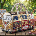 Elvis Presley Rock ‘n’ Roll Las Vegas Tribute Travel Quilted Duffle Bag