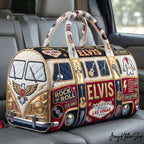 Elvis Presley Rock ‘n’ Roll Las Vegas Tribute Travel Quilted Duffle Bag
