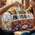 Elvis Presley Rock ‘n’ Roll Las Vegas Tribute Travel Quilted Duffle Bag