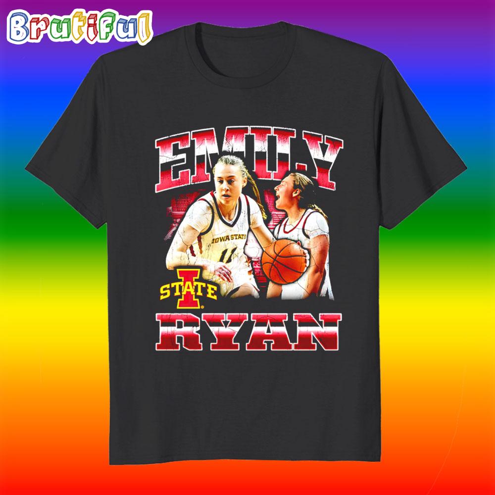 Emily Ryan Iowa State Basketball Illustration T Shirt
