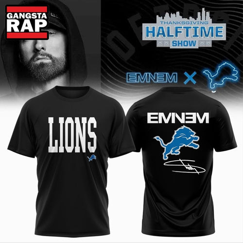 Eminem x Detroit Lions Signature Limited Edition 3D Shirt