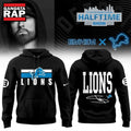 Eminem x Detroit Lions Signature Limited Edition Black Hoodie T-Shirt