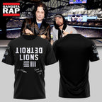 Eminem x Detroit Lions Signature Limited Edition Black Hoodie T-Shirt
