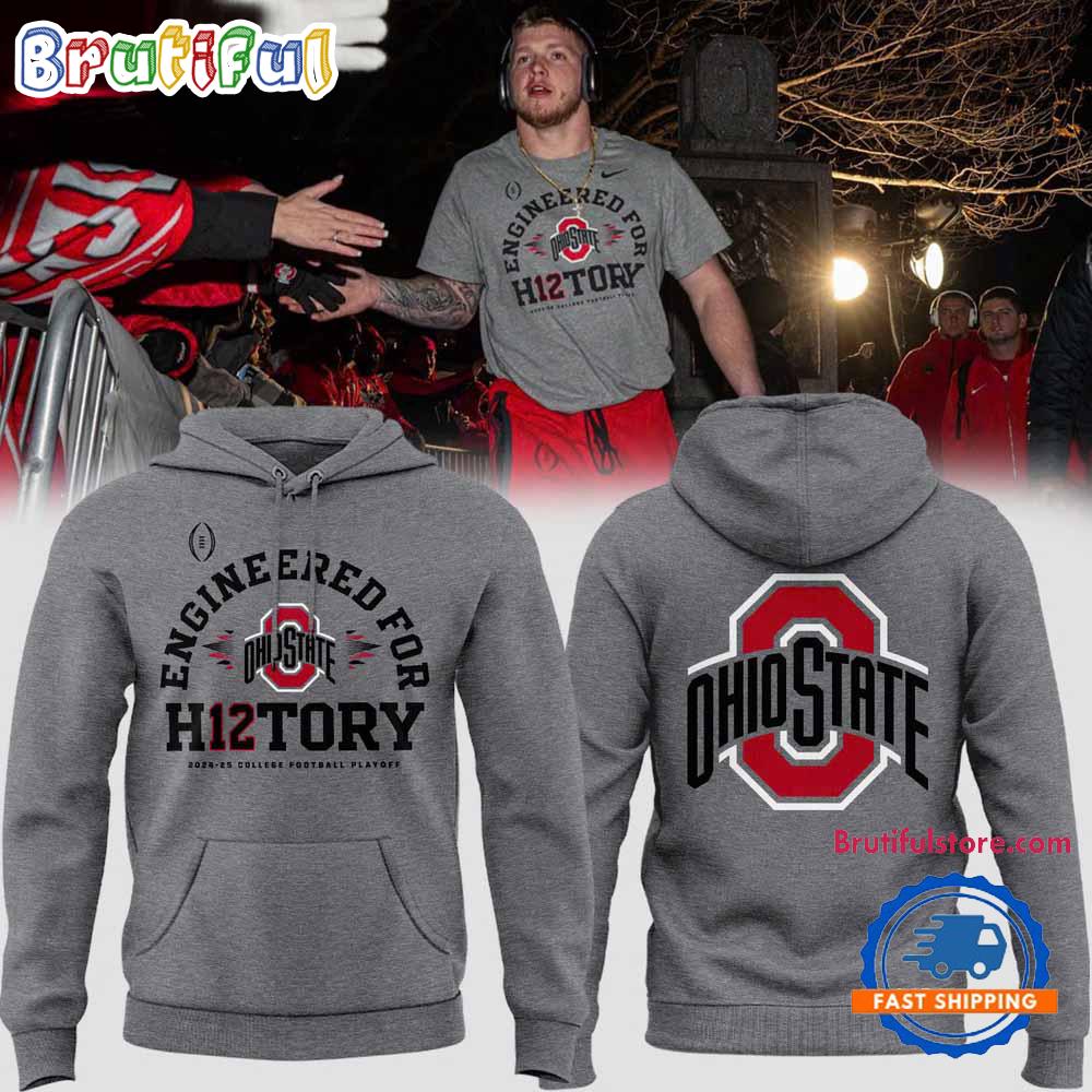 Engineered for History Ohio State Buckeyes Hoodie
