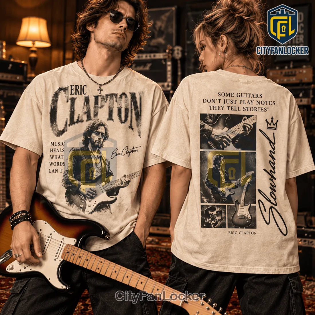 Eric Clapton Slowhand Music T-Shirt