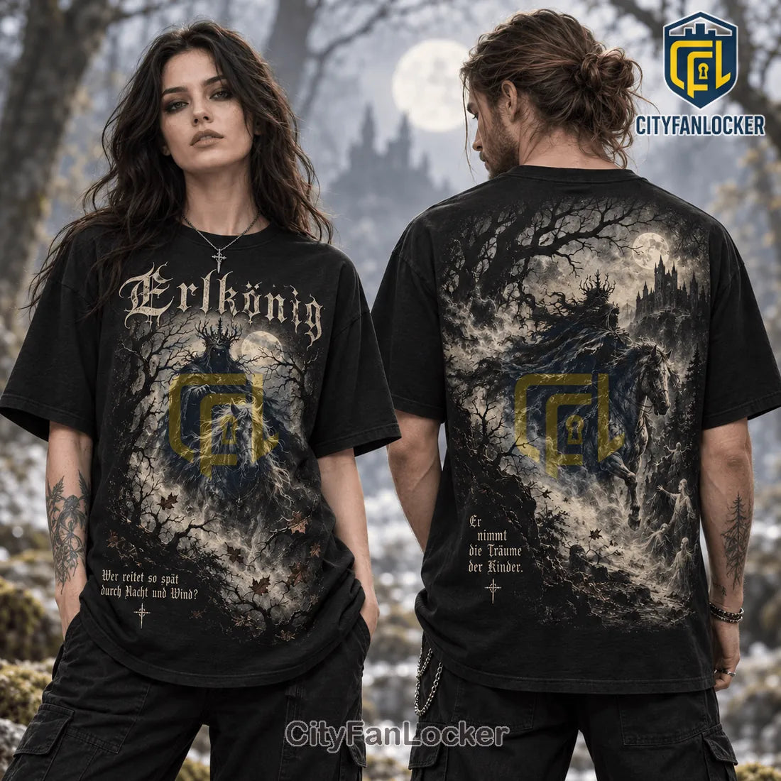 Erlkönig King of the Haunted Forest Gothic Shirt