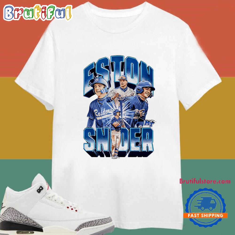 Eston Snider Mtsu Baseball Player Collage T Shirt