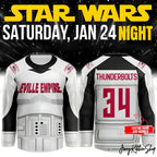 Evansville Thunderbolts 2026 Star Wars Night Jersey