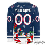 Evansville Thunderbolts x Mickey Merry Christmas 2025 Hockey Jersey