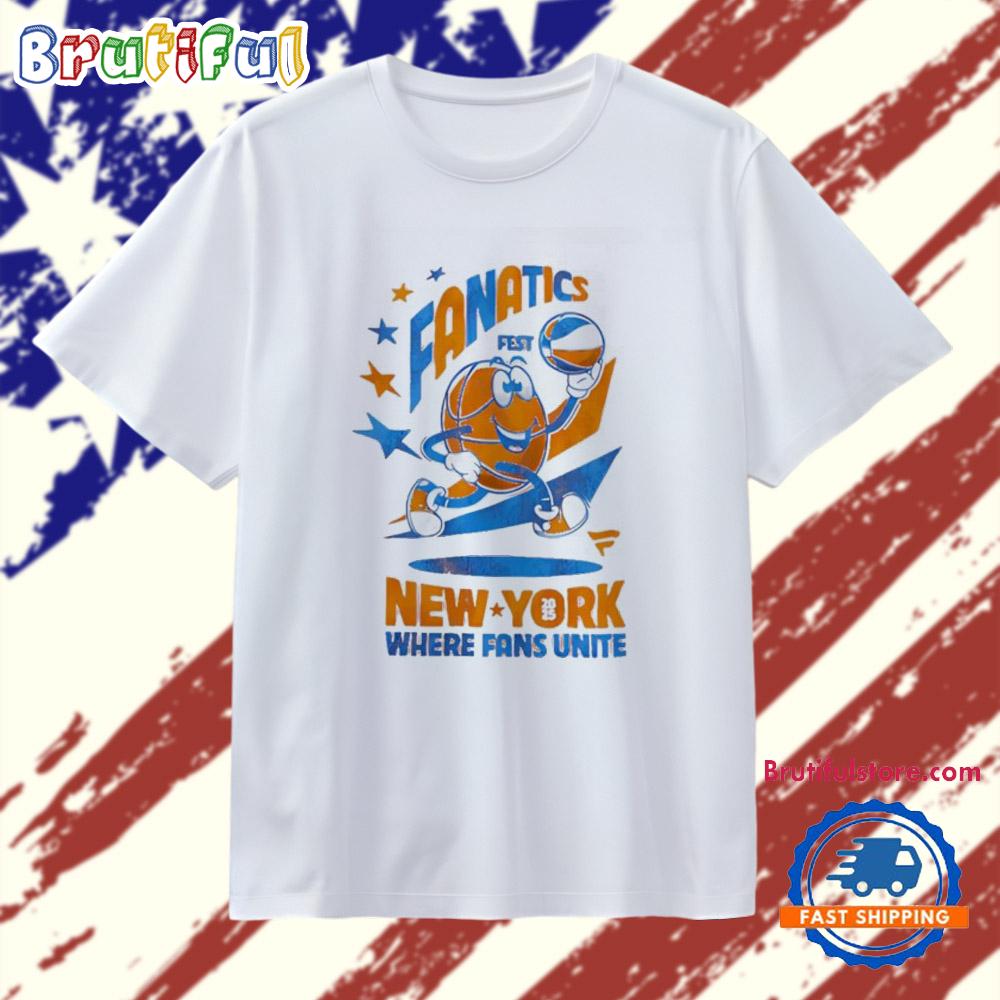 Fanatics Fest 2025 New York Where Fan Unite T Shirt