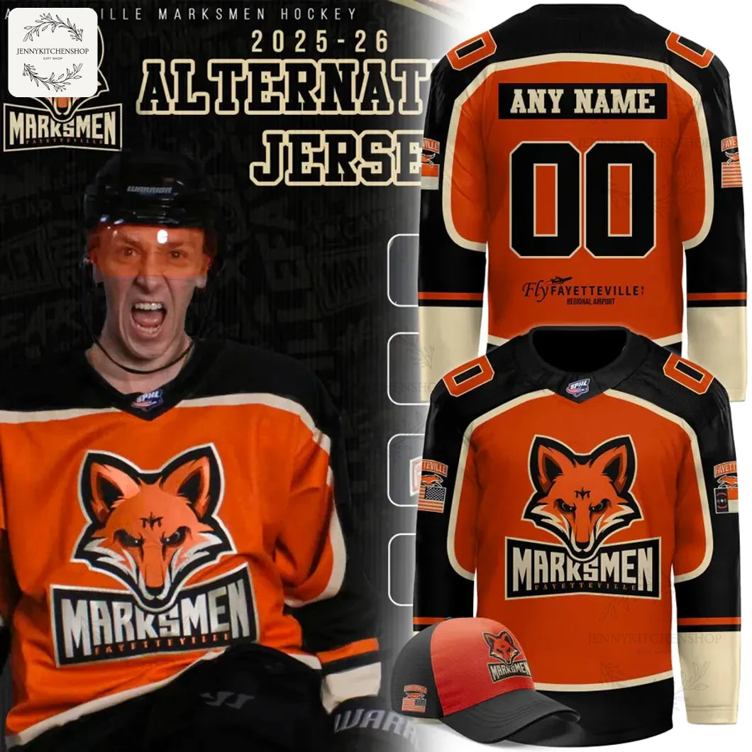 Fayetteville Marksmen 2025-26 Alternate Custom Jerseys