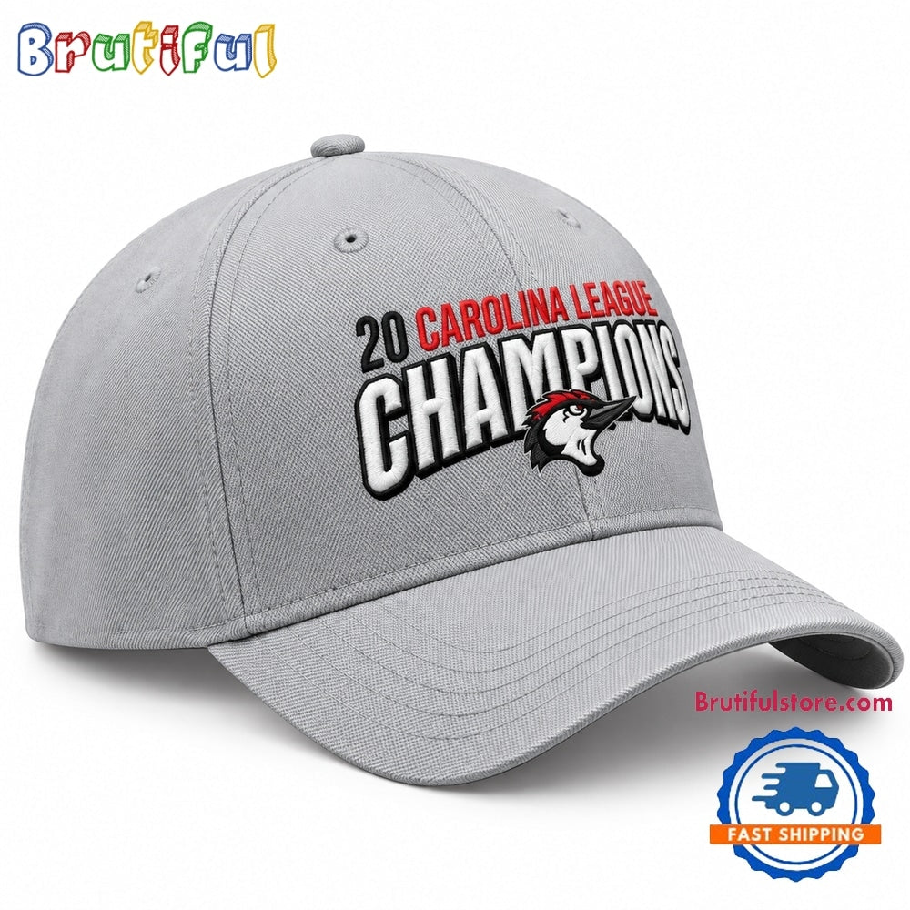 Fayetteville Woodpeckers 2026 Carolina League Champions Baseball Cap