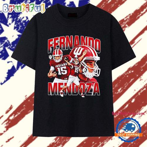 Fernando Mendoza Indiana Football NCAA Individual Collage T Shirt