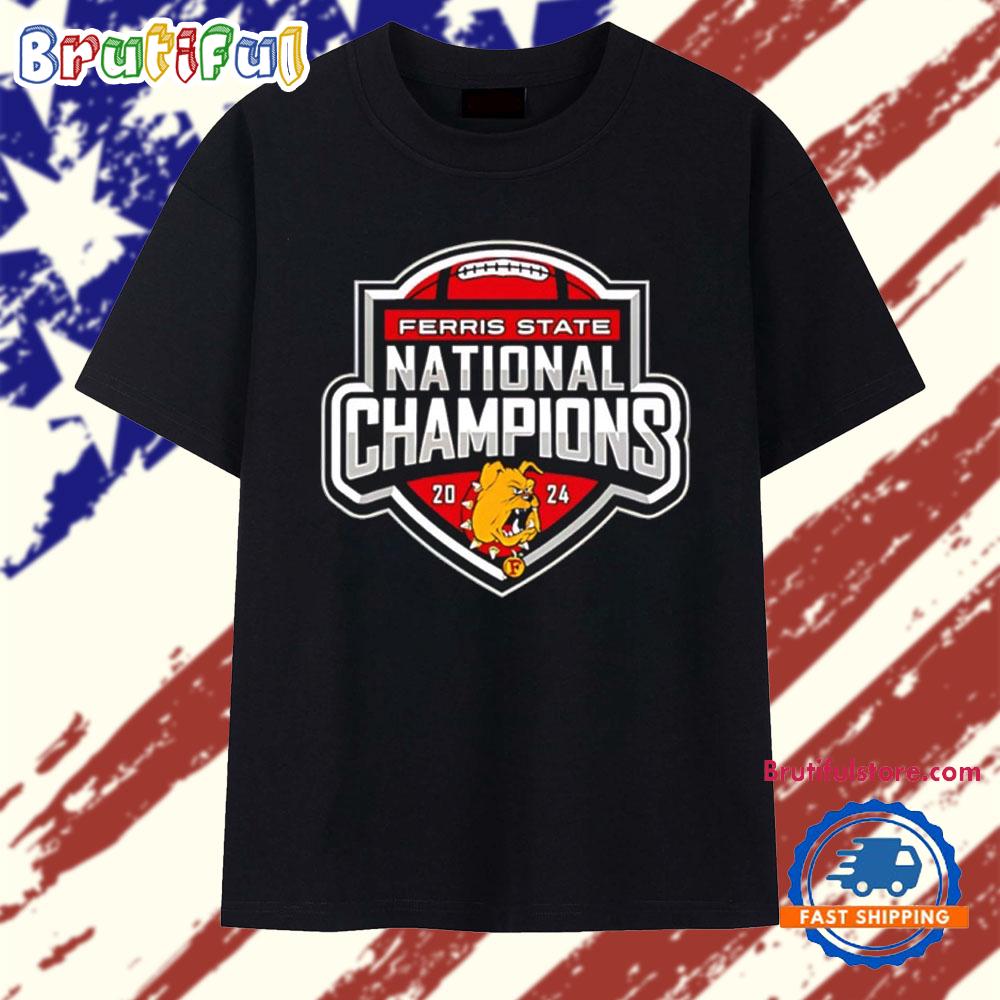 Ferris State Bulldogs 2025 National Champions logo T Shirt