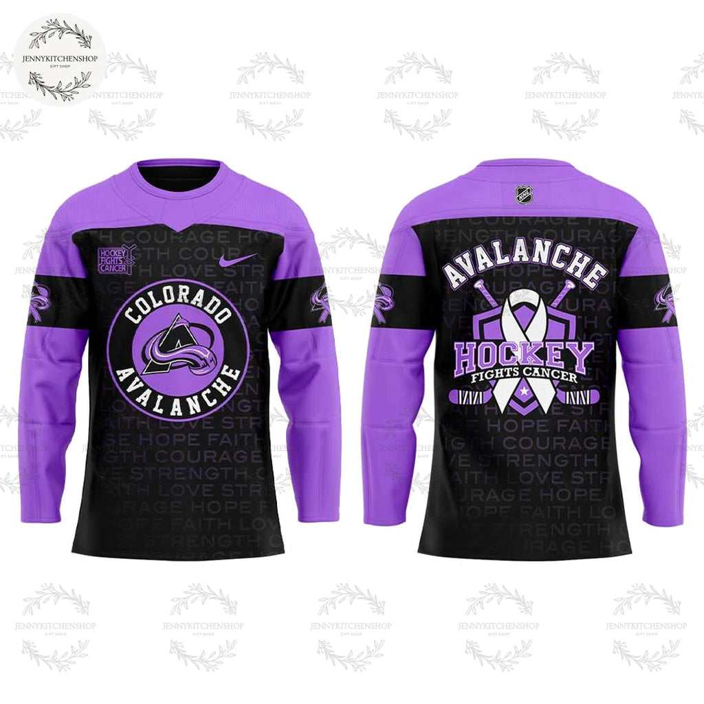 Fights Cancer 2025 Colorado Avalanche Hockey Jersey