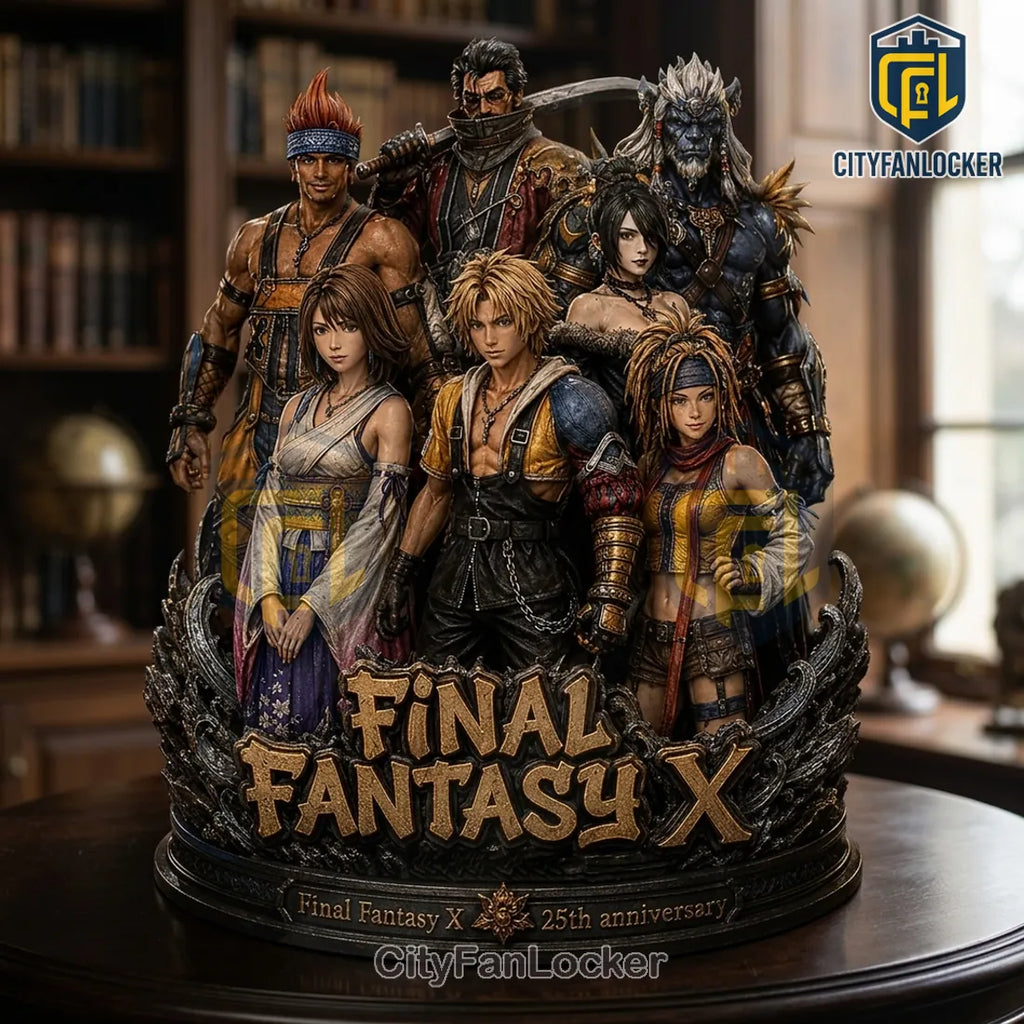 Final Fantasy X 25th Anniversary Tidus Yuna Premium Acrylic Plaque