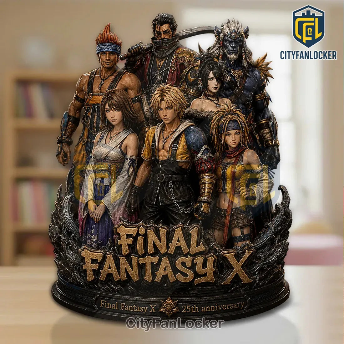 Final Fantasy X 25th Anniversary Tidus Yuna Premium Acrylic Plaque