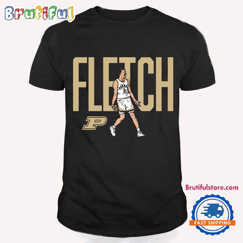 Fletchs Court Magic Purdue Basketball In T Shirt