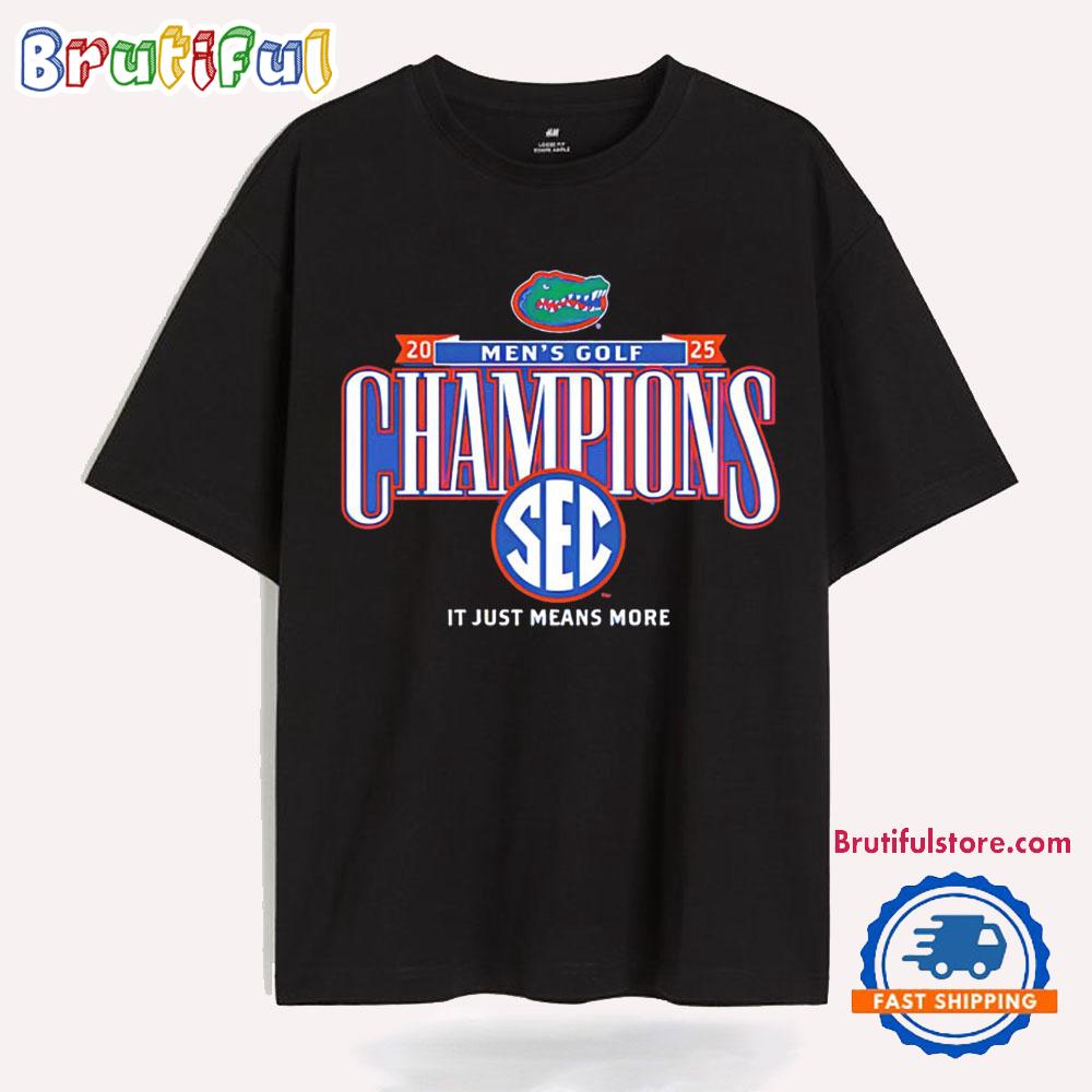 Florida Gators 2025 SEC Men’s Golf Champions T Shirt