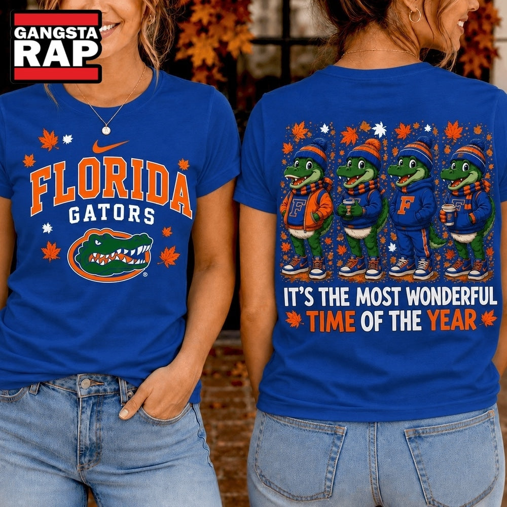 Florida Gators 2026 NCAA Autumn Festive Cheer Hoodie T-Shirt