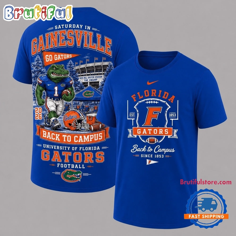 Florida Gators 2026 NCAA Back To Campus 3D Shirt