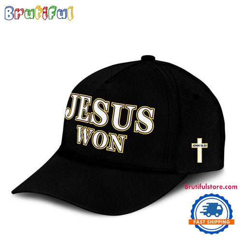 LSU Tigers JESUS WON Black Cap