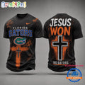 Florida Gators NCAA Jesus Won New Design 3D Shirt