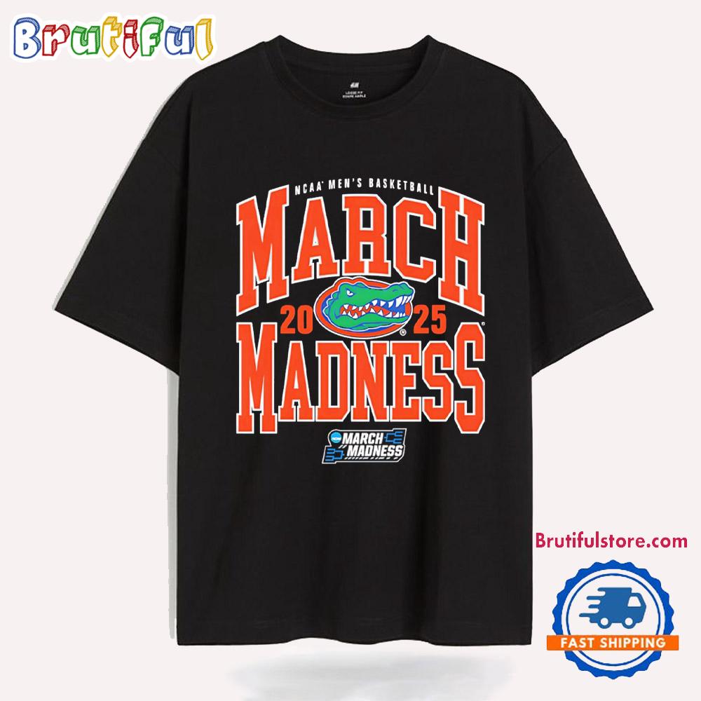 Florida Gators NCAA Men’s Basketball March Madness 2025 Logo T Shirt