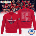 FLORIDA PANTHERS 2025 Eastern Conference Champions Final Hoodie T-Shirt