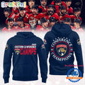 FLORIDA PANTHERS 2025 Eastern Conference Champions Team Logo Limited Edition Hoodie T-Shirt