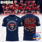 FLORIDA PANTHERS 2025 Eastern Conference Champions Team Player Hoodie T-Shirt