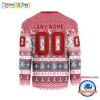 Florida Panthers 2025 NHL Christmas Personalized Hockey Jersey Design