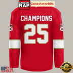 Florida Panthers Champion NHL Stanley Cup Hockey Jersey