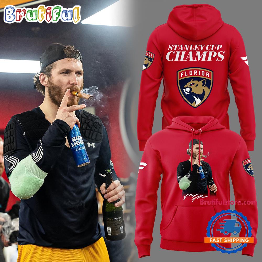 Florida Panthers Championship 2025 Matthew Tkachuk Limited Edition 3D Hoodie