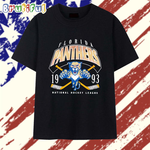 Florida Panthers National Hockey League 1993 Logo T Shirt
