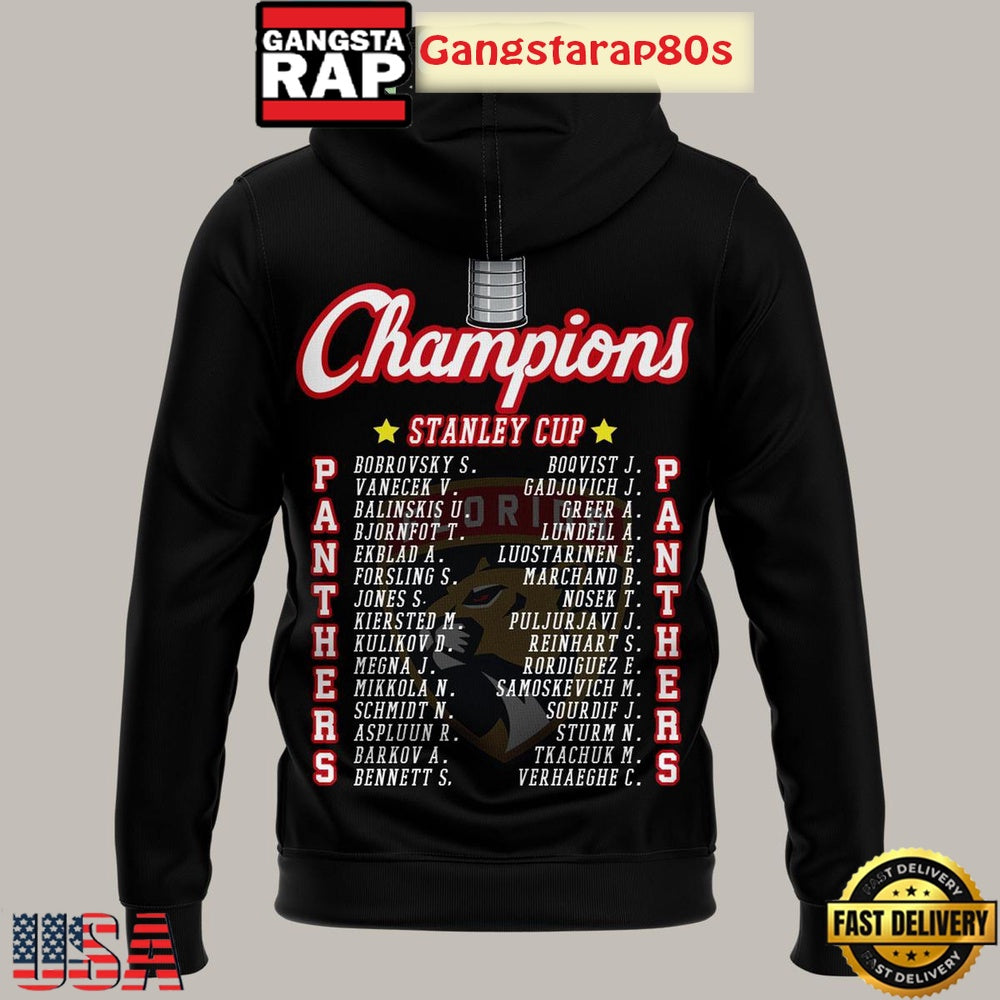 Florida Panthers NHL Stanley Cup 2025 All Over Print T-Shirt Hoodie