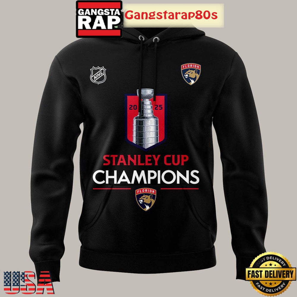 Florida Panthers NHL Stanley Cup 2025 All Over Print T-Shirt Hoodie
