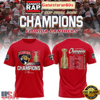 Florida Panthers Stanley Cup 2025 Champions All Over Print T-Shirt Hoodie