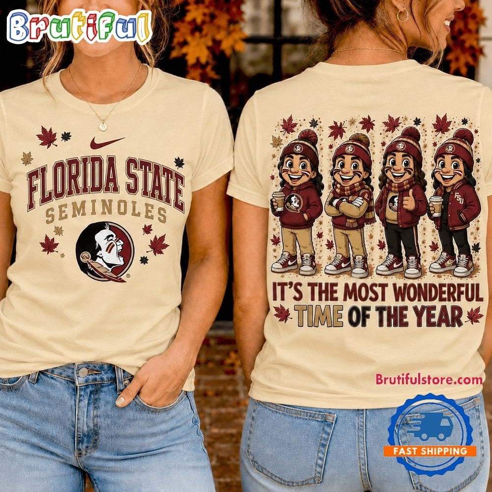 Florida State Seminoles 2026 NCAA Autumn Festive Cheer T Shirt