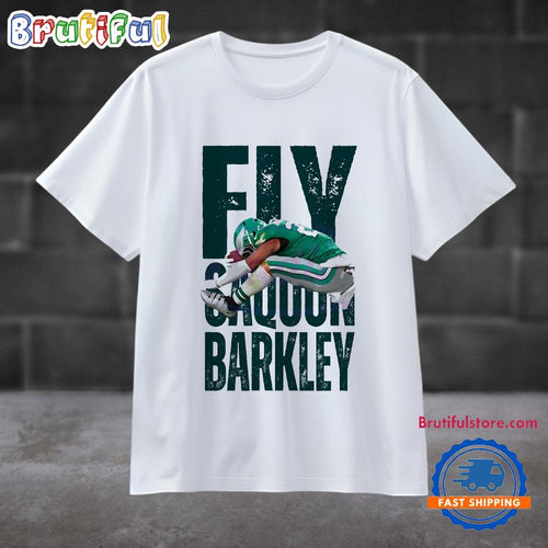 Fly Saquon Barkley Philadelphia Eagles Super Bowl Lix 2025 T Shirt