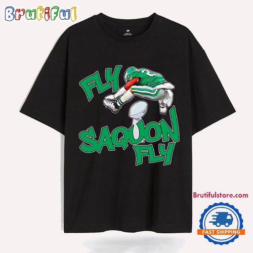 Fly Saquon Fly Eagles Saquon Barkley Super Bowl Lix 2025 T Shirt