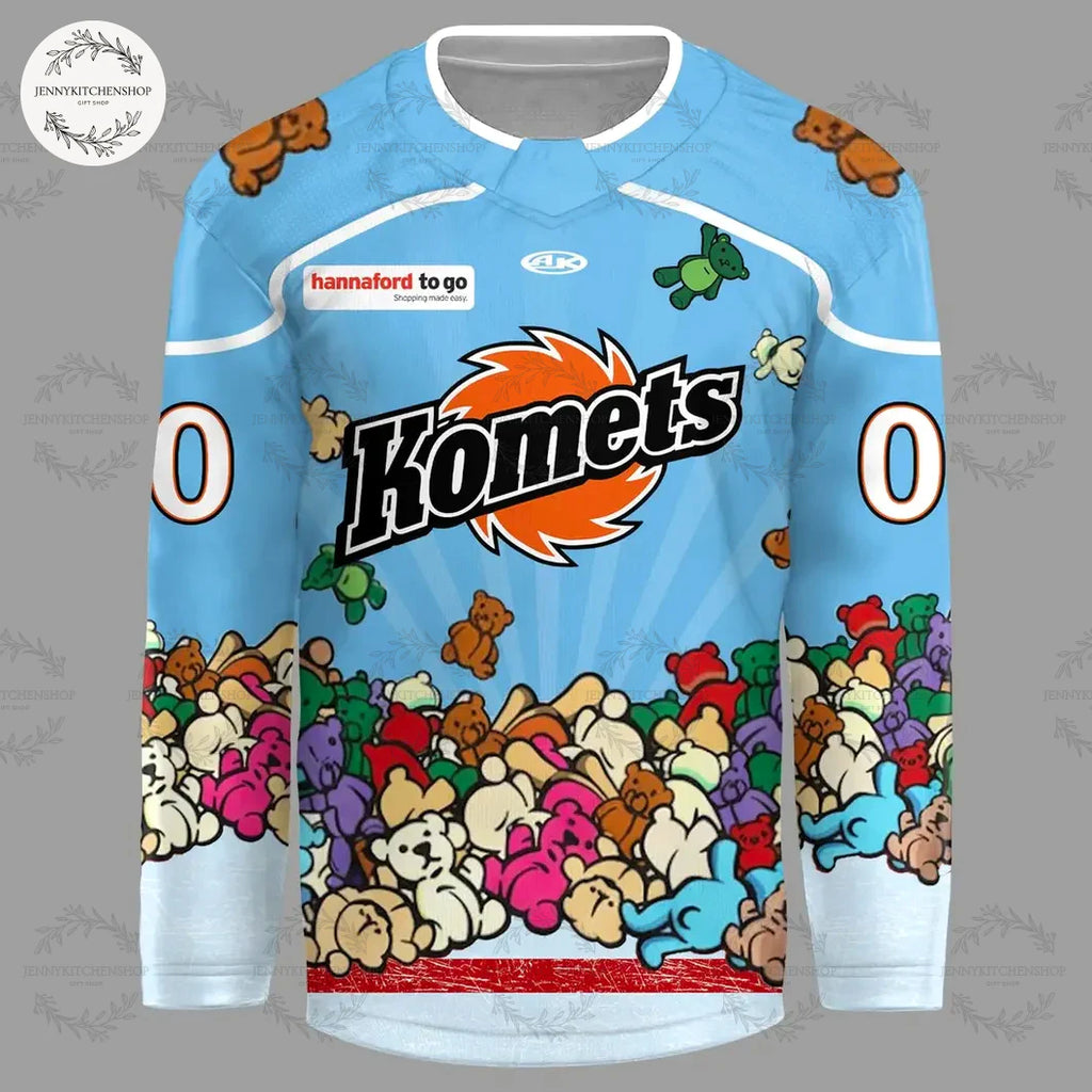 Fort Wayne Komets Our Teddy Bear Toss Jerseys
