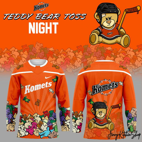 Fort Wayne Komets x Teddy Bear Toss Limited 2025 Jersey