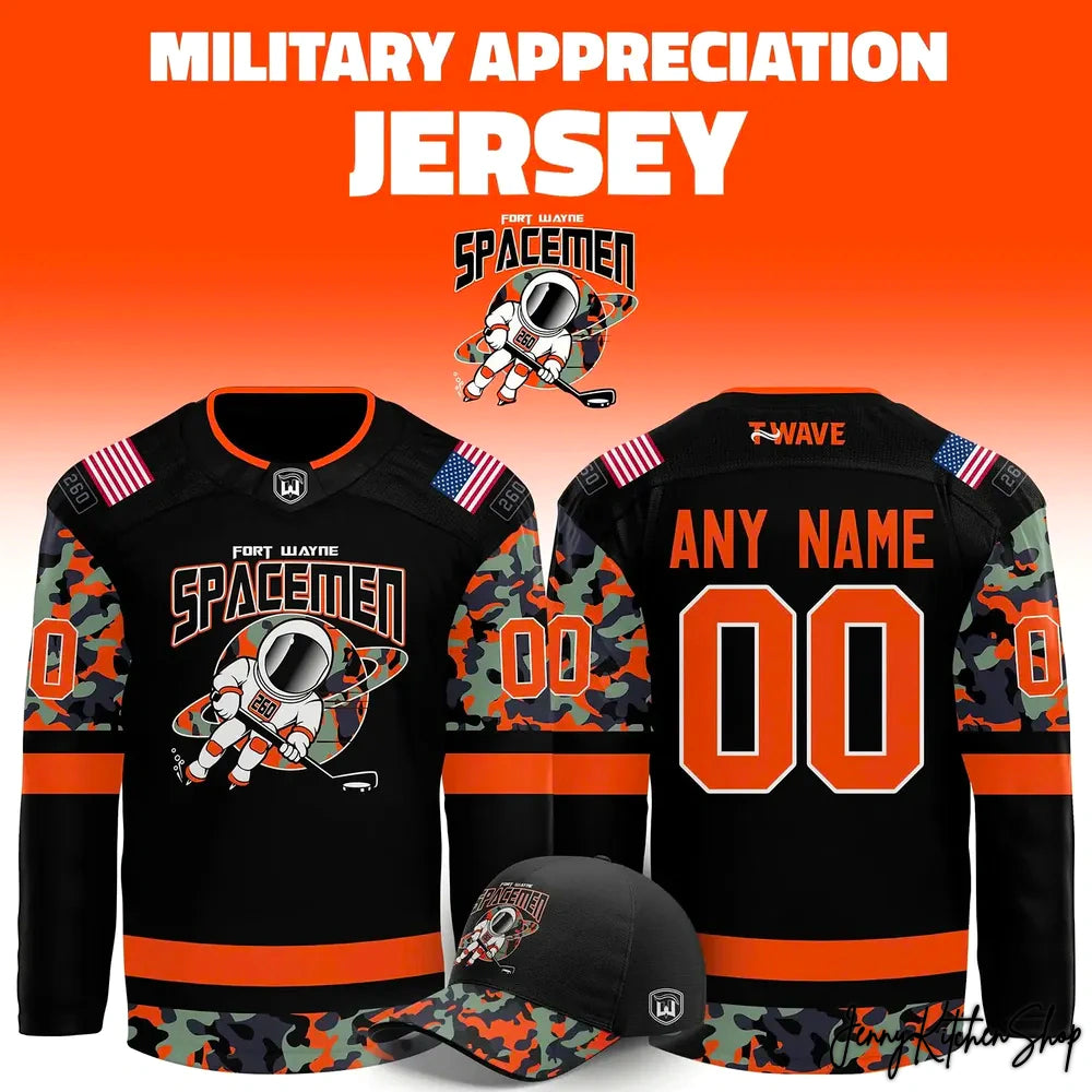 Fort Wayne Spacemen x Military Appreciation Night Jersey