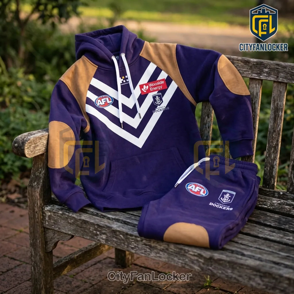 Fremantle Dockers Navy Blue Hoodie and Joggers Set